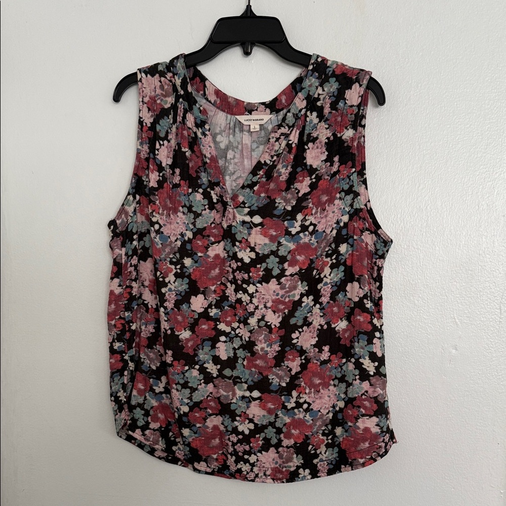 Lucky Brand Multicolor Floral Blouse
